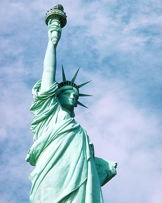 STATUE OF LIBERTY, LIBERTY ISLAND NEW YORK CITY 11x14 GLOSSY PHOTO PRINT