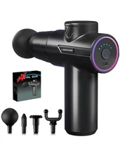 LEERCON Mini Massage Gun,Portable Deep Tissue Muscle Fashion Back Massager, H...