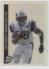 2006 Draft Picks and Prospects (DPP) Chrome Refractor Curtis Martin #19 HOF 00wx