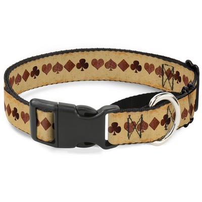 Plastic Martingale Collar Suits Tan Stone Large 15-26'' (US IMPORT)
