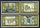 EMERGENCY MONEY - LÜTJENBURG 1921 - 4 X 50 PFENNIG - 4 NOTES - EXCELLENT CONDITION