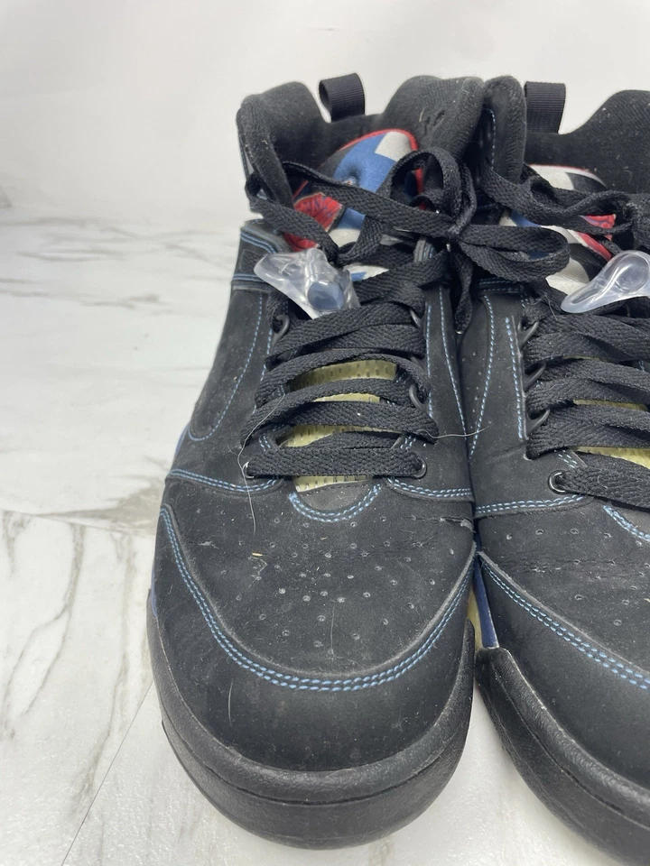 Jordan Sixty Plus Zapatillas Hombre 11 Negro Rojo Universitario Azul Francés RARO 364806 062 Foto 4 de 4