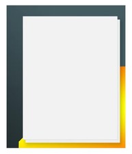 Full Sheet Label Sticker Paper 8.5" x 11" for Laser Inkjet Printers 100 Sheets