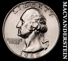 1960 Silver Washington Quarter-Choice Gem BU Lustrous No Reserve #i6679