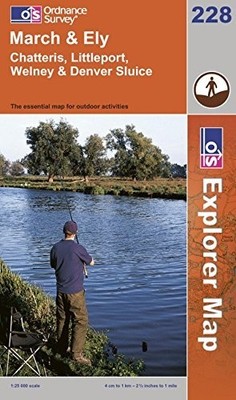 March and Ely (Explorer Maps): Sheet 228... by Ordnance Survey Sheet map, folded
