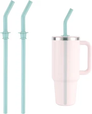 2Pcs Press in Replacement Straws for Hydro Flask 40/32/28/20Oz Travel Tumbler, S