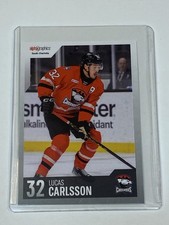 Lucas Carlsson D #32 Charlotte Checkers Hockey Card 2023 2024 Season AHL Edition