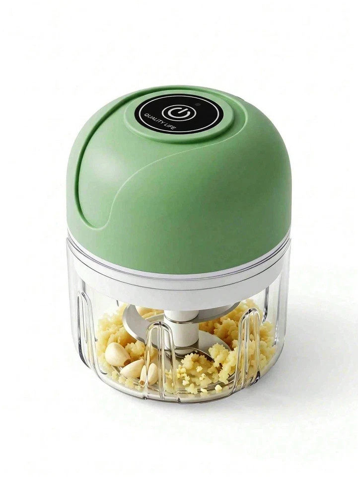 Product photo 8 of 8 — USB Rechargeable Electric Garlic Chopper Mini Food Processor Onion Vegetable