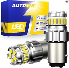 1157 LED Bulb White 6500K, 2057 2357 7528 BAY15D LED Bulbs for Backup/White