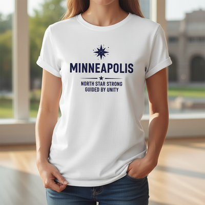 #ad Minneapolis Unity Shirt North Star State Strong Local Community Support Tee $18.99