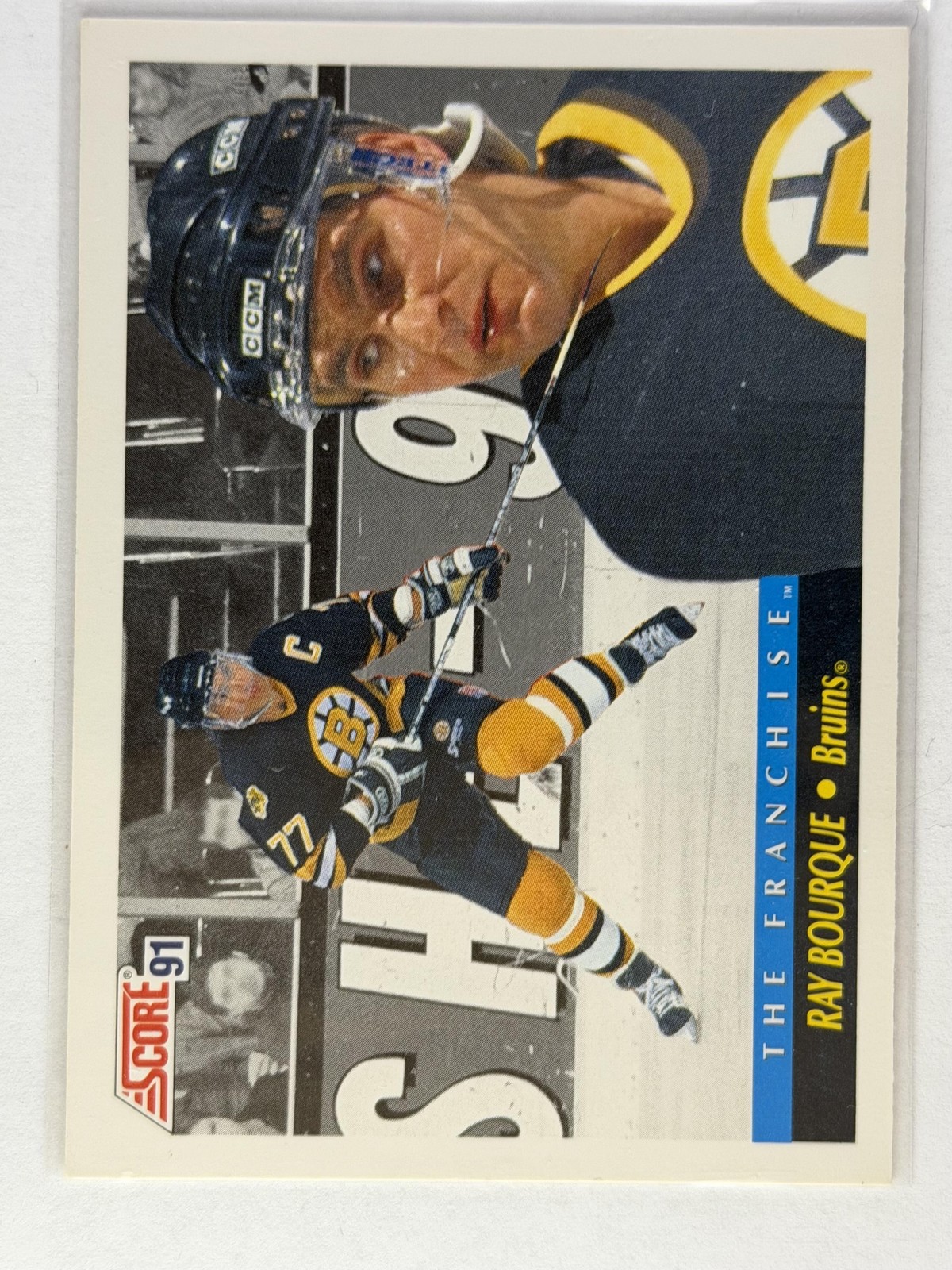 1991-92 Score Canadian Bilingual #331 Ray Bourque Boston Bruins