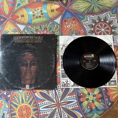 Steppenwolf Gold Their Great Hits Rock LP Vinyl Dunhill 1970s 12'' 33 RPM Black