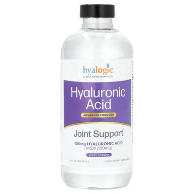 2 X Hyalogic, Hyaluronic Acid, Advanced Formula, Joint Support, 12 fl oz (354.88