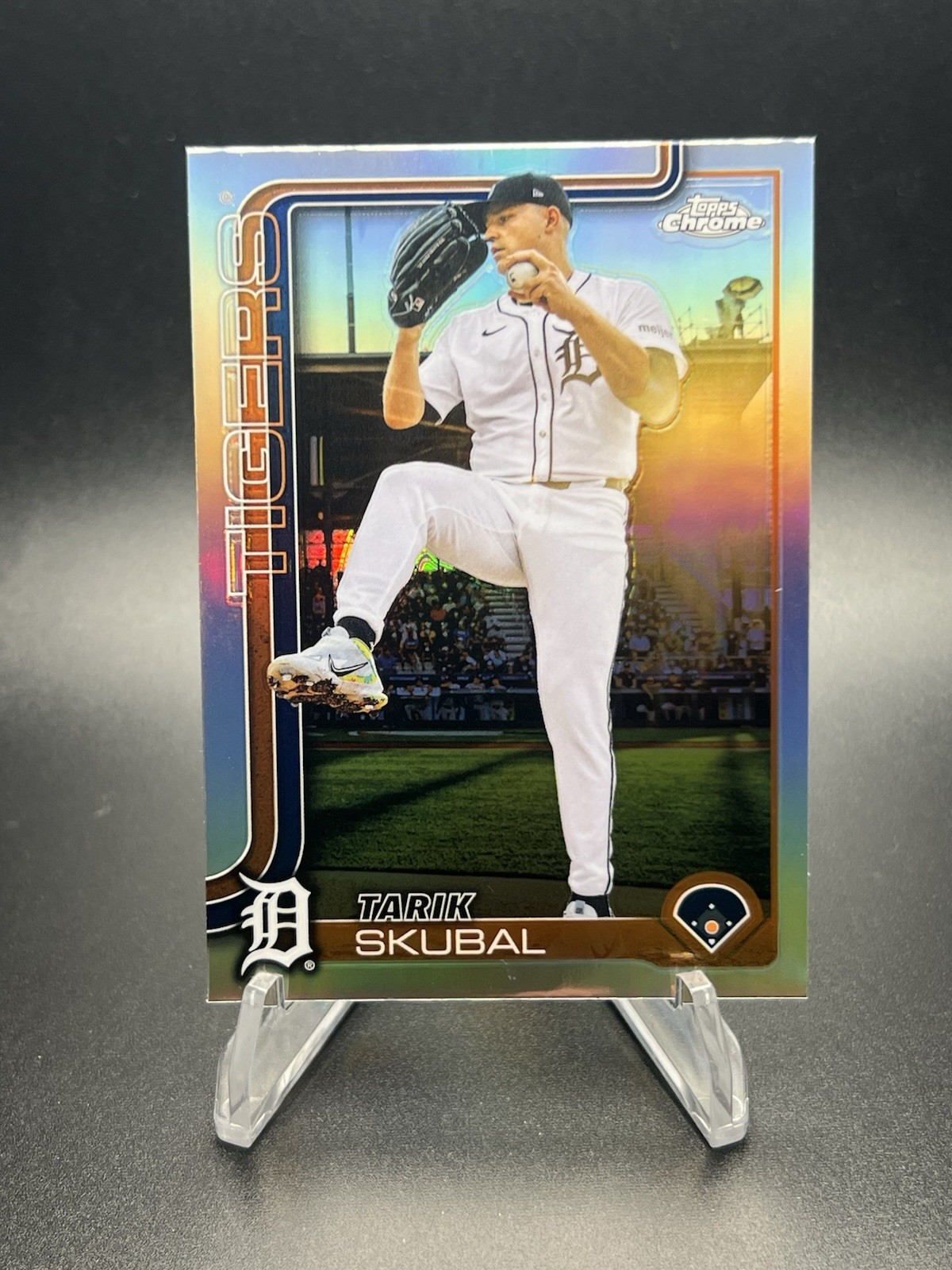 2025 Topps Chrome - Image Variation SP Tarik Skubal #258 Tigers