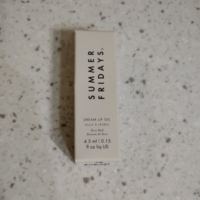 Summer Fridays Dream Lip Oil Rose Bud 0.15 oz BRAND NEW  