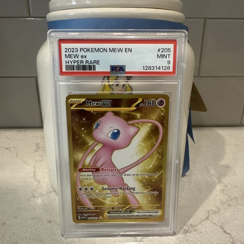 2023 Pokemon Mew EN-151 Hyper Rare #205 Mew EX PSA 9 - Bild 1 von 2