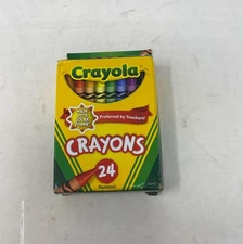 Crayola Assorted Color Crayons 24-Count Box - Classic Size, 21/24 Colors