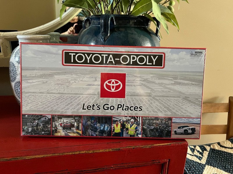 Toyota-Opoly 2025 Special Edition Board Game Brand New Sealed Box Monopoly Game