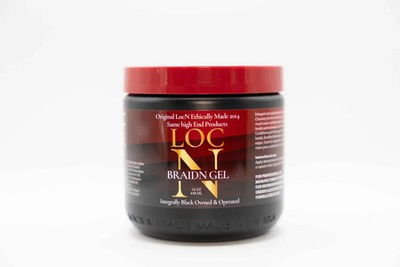 Loc N Braiding Gel 16 oz (448 ml)   Extra Hold Conditioning & Shining Gel for Br
