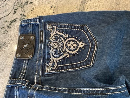Miss Me Boot Damen Jeans dunkelblau Y2K 34 - Bild 5 von 10