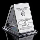 Eagle Iron Cross - 1oz German Silver Bar - Alloy