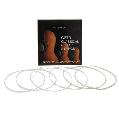 IRIN C670 Akustik- Und Konzertgitarrensaiten Nylon Versilbert U8X8