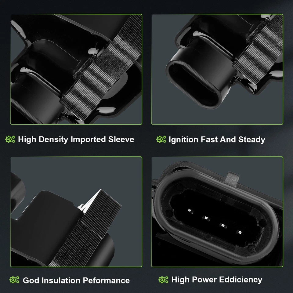 Bobina de encendido 8 cuadrados para 03 04 05 06 07 08 09 Chevrolet C4500 Kodiak 8,1 L V8 Foto 4 de 4