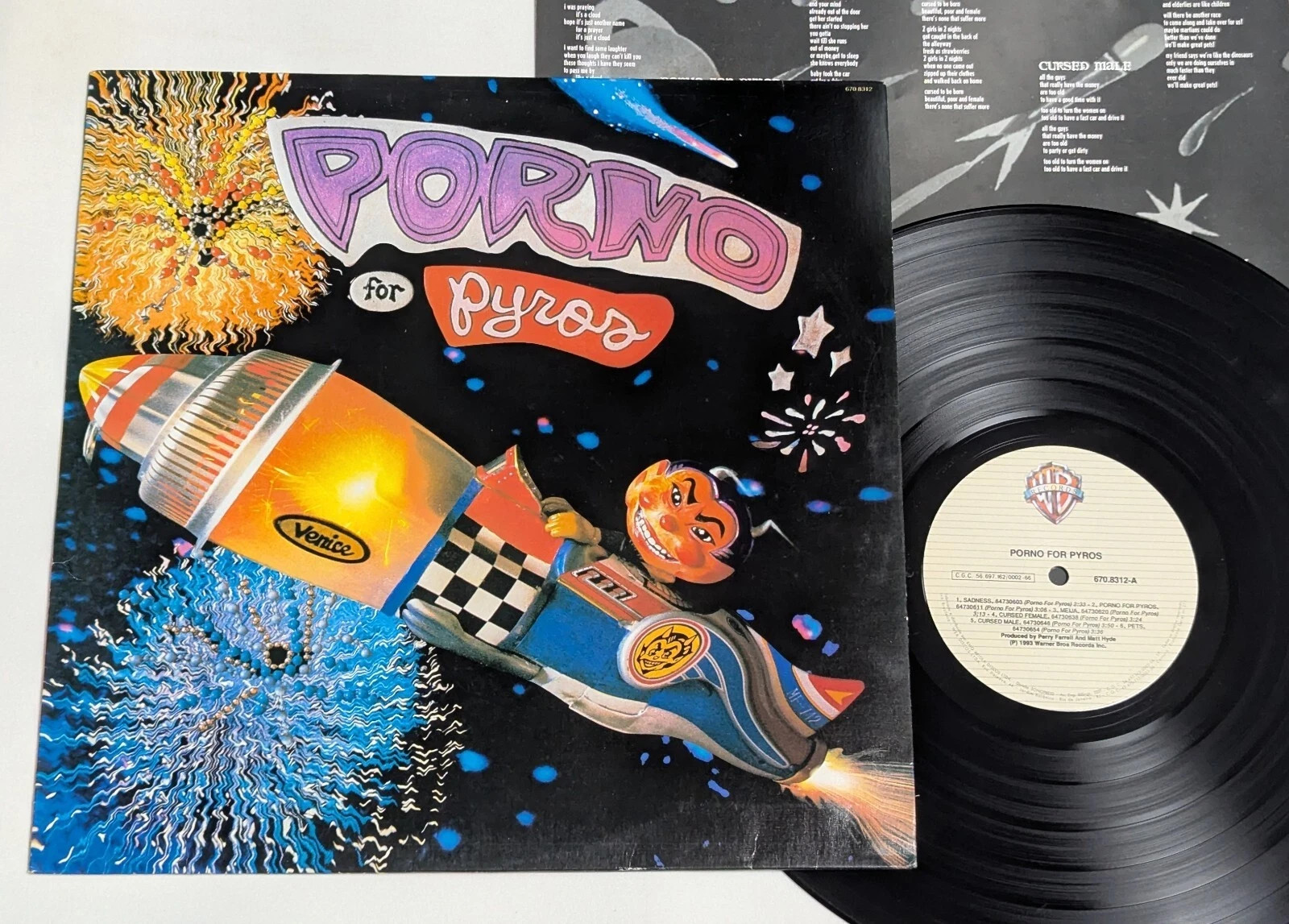 Porno For Pyros - 1st BRAZIL LP 1st PRESS 1993 Janes Addiction