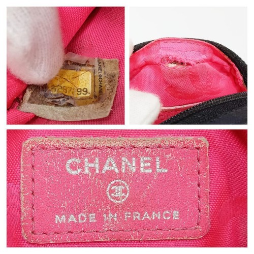 CHANEL Cambon Line Zigarettenetui Lammleder schwarz France Made - Bild 9 von 11