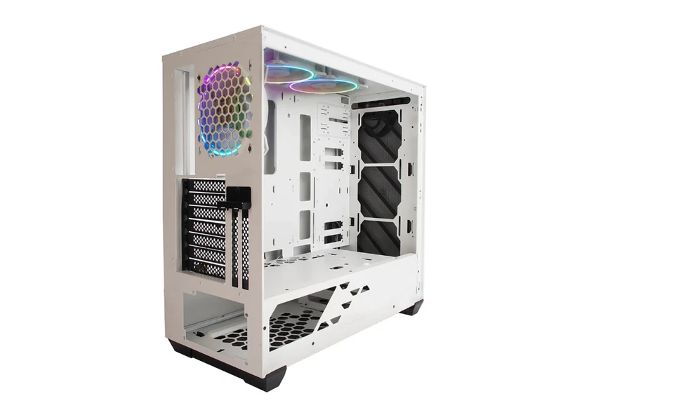 InWin 216 White E-ATX Tempered Glass Computer Case - Image 2 of 4