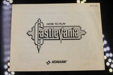 NO GAME- Authentic Manual ONLY Nintendo NES Castlevania