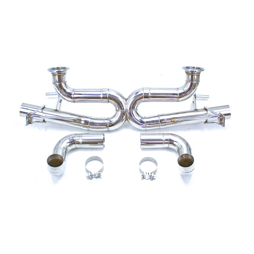 Stainless Cat-Back Exhaust Kit Track Edition For Audi R8 Type 42 4.2L V8 2008-15