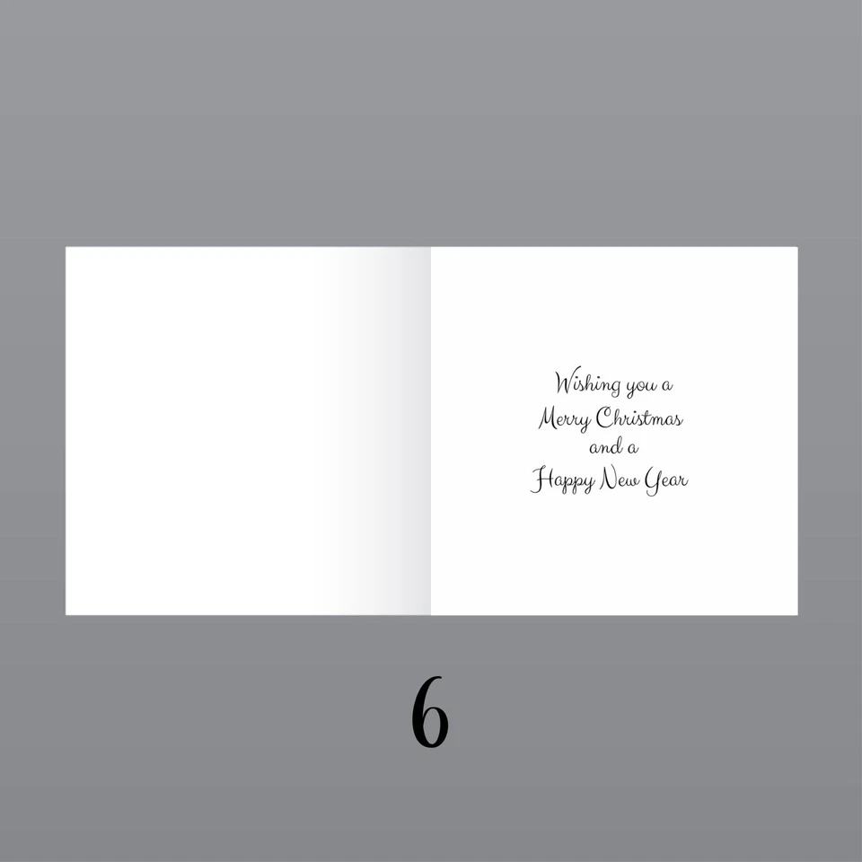 CREATED BY MRS WINDSOR Christmas inserts for card making suitable for 6” cards font choices pack of 20