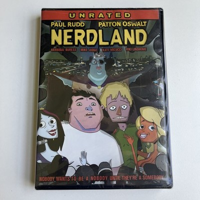 NERDLAND  DVD - 2017 - UNRATED - PAUL RUDD & PATTON OSWALT - NEW-FACTORY SEALED
