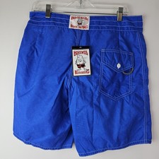 Birdwell Beach Britches New Mens Size 30 Board Shorts Blue Nylon Surf California