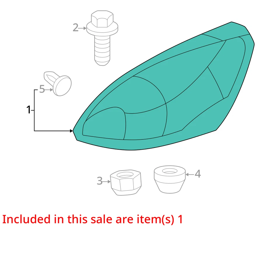 SE ADAPTA A LÁMPARA PONTIAC AZTEK 2002-2005 ASM-PARK & FRT SI MKR 1032179 - NUEVO OEM Foto 3 de 4