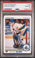 Curtis Joseph 1990 UPPER DECK #175 Rookie Card PSA 10 St. Louis Blues Legend