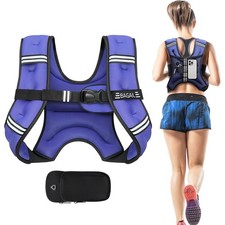 BAGAIL Weighted Vest, 5lbs/8lbs/10lbs/12lbs/15lbs/20lbs/25lbs/30lbs Weight Ve...