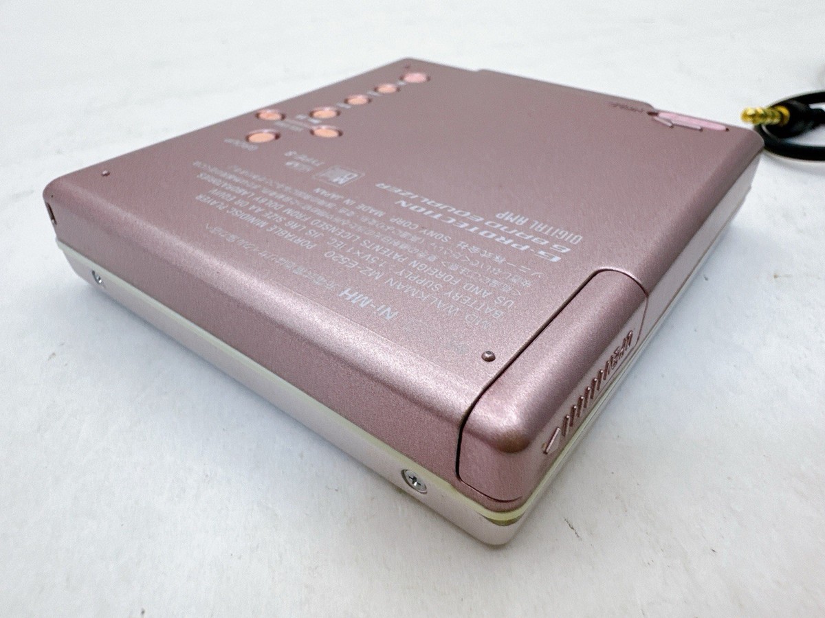 Sony MZ-E520 MD Walkman MiniDisc Portable Player Pink MDLP Tested