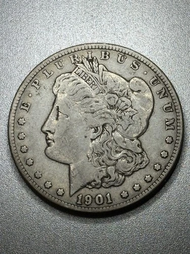 🔥1901-O Morgan Silver Dollar, Fine Condition, Full Rims, BUY IT NOW🔥
