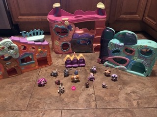 Lot Littlest Pet Shop Dogs Cats Spider Butterfly