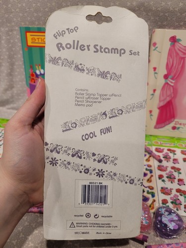 Vintage Sandylion Ballet Dancing Sticker Book Sheet Pencil Eraser Stamp Lot - Picture 6 of 24