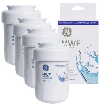 New 4 PACK GE MWF GWF 46-9991 MWFP Smartwater Fridge Water Filter