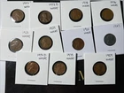 lot of wheat pennies 12 Coins Av Lot 1