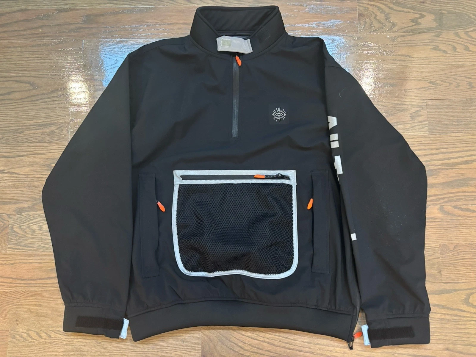 ICNY Sport Reflective Performance Windbreaker All-Terrain Jacket Black Men's M