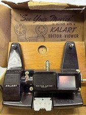 Ancienne visionneuse Kalart éditeur de collection huit pour tous les films 8 mm testés FONCTIONNE