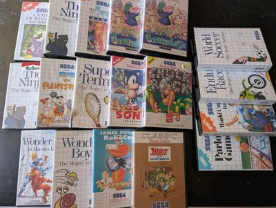 19 Spiele Sega Master System Sammlung