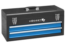 Tool Box with 2 Drawers | Metal Lock Plastic Handle - 52 x 21.8 x 25.5 cm HT7G07