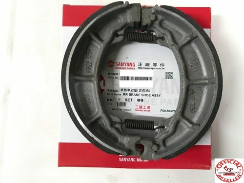 SYM FIDDLE II 150 10/12 COPPIA GANASCE - CEPPI FRENO POSTERIORI ORIGINALI - Imagen 1 de 6