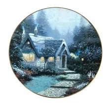 Knowles Thomas Kinkade Cedar Nook Cottage Col...